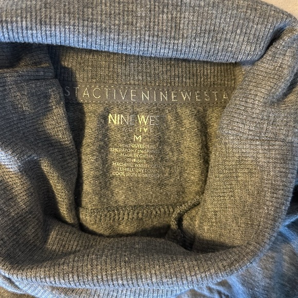 Grey Nine West active pull over sweatshirt - Picture 6 of 7